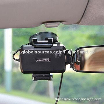 Wireless Vehicle Charger for Samsung/LG/HTC/iPhone and More, 75*137*14mm Dimensions